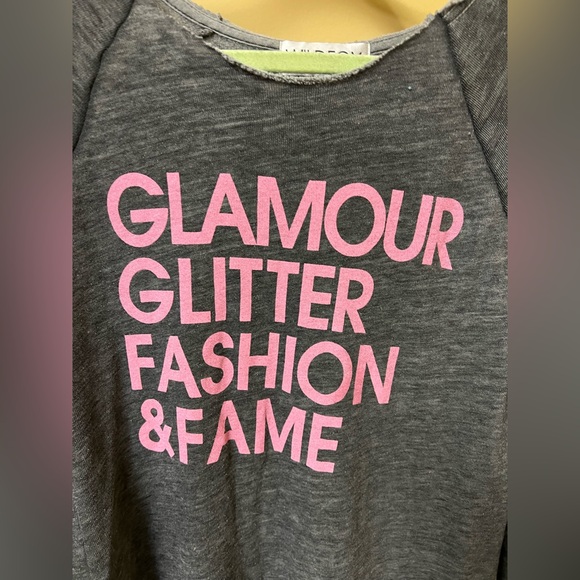 Wildfox Jem and the Holograms Glamour Glitter Fashion & Fame Sweatshirt RARE - Picture 2 of 8